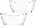 Ice Bucket 2 PCS, Thickened Ice Buckets for Parties, Mimosa Bar Supplies Beverage Tub for Champagne Beer Sparkling Wine Cocktails（5.5L) 16.5 * 7.3 * 6.8inch