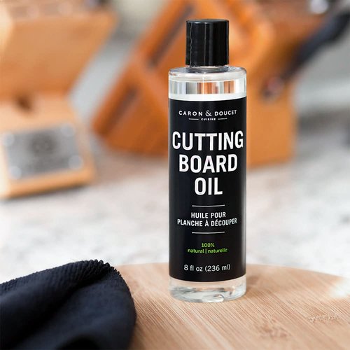 Caron & Doucet - Cutting Board & Butcher Block Conditioning & Finishing Oil | 100% Coconut Derived & Vegan, Best for Wood & Bamboo Conditioning & Sealing | Does NOT Contain Mineral Oil! 8 oz