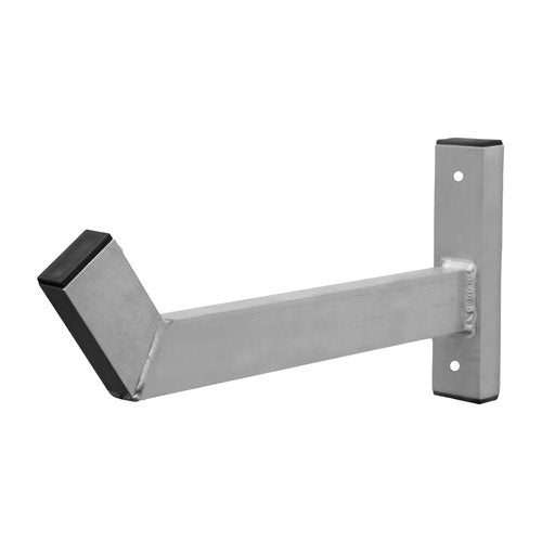 Extreme Max 5001.6627 Wall-Mount Dirt Bike Tire Hook – Aluminum Tire Holder for Garage, Shop & Enclosed Race Trailers – Silver