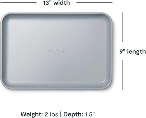 Caraway Nonstick Ceramic Baking Sheet Duo (9x13”) - Non-Toxic & Oven Safe - Perfect for Baking & Roasting - Perracotta