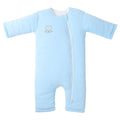 Premium Cotton Baby Sleep Sack with Legs Warm Winter 3-6 Months 2.5 Tog, Wearable Blanket Sleeping Bag for Easy Diaper Changing Transitional Unisex Sleep sacks for Newborn Infant Girls Boys Blue
