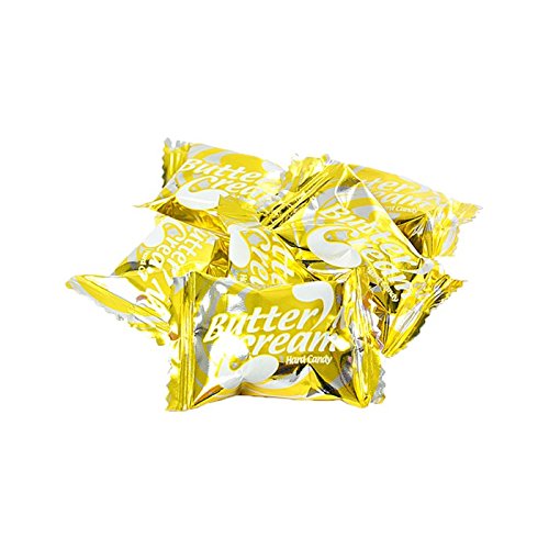 Yankee Traders Brand Butter Cream Toffee Wrapped Hard Candy, 4 Pound