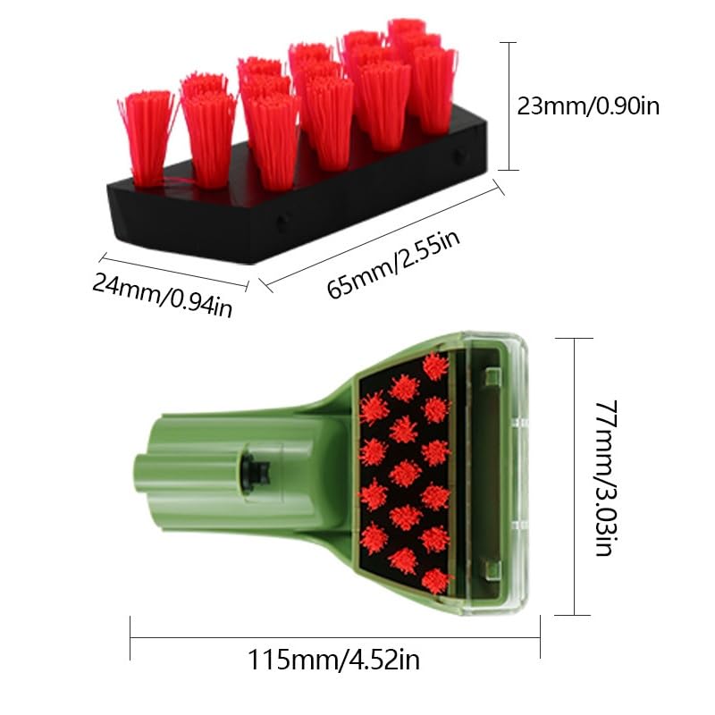 YUYUXB 1400B Little Green 3" Carpet Cleaner Brush Tool Replacement for Bissell Little-Green Upright & Portable Carpet Cleaners for 1400B 1425 3860 4075 1400W 1844 2290A Series (Green)