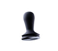Barista Hustle Espresso Press Tamper 58.4 mm, Premium Barista Coffee Tamper, Black Anodised Aluminium Handle, 304 Stainless Steel Base, Elegant and Lightweight Design