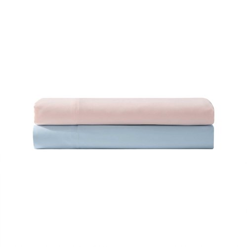 Laura Ashley - Queen Sheet Set, 100% Soft & Silky Smooth Satin Bed Sheets, Deep Pockets, Bedding with Matching Fitted Sheet & Pillowcases (Bliss Pink)