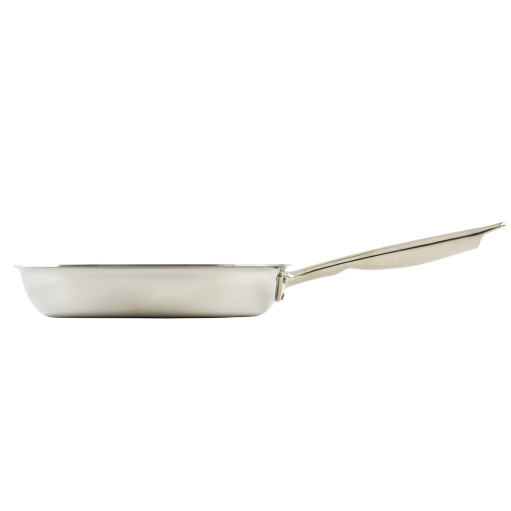 WINCO Tri-Ply Frying Pan, Silver