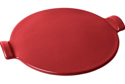 Emile Henry Flame Top 14.5" Pizza Stone, Burgundy Red