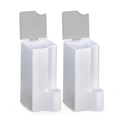 2 Pack Holder for Clorox Toilet Wand, Compatible with Clorox Toilet Wand Holder only, White & Gray