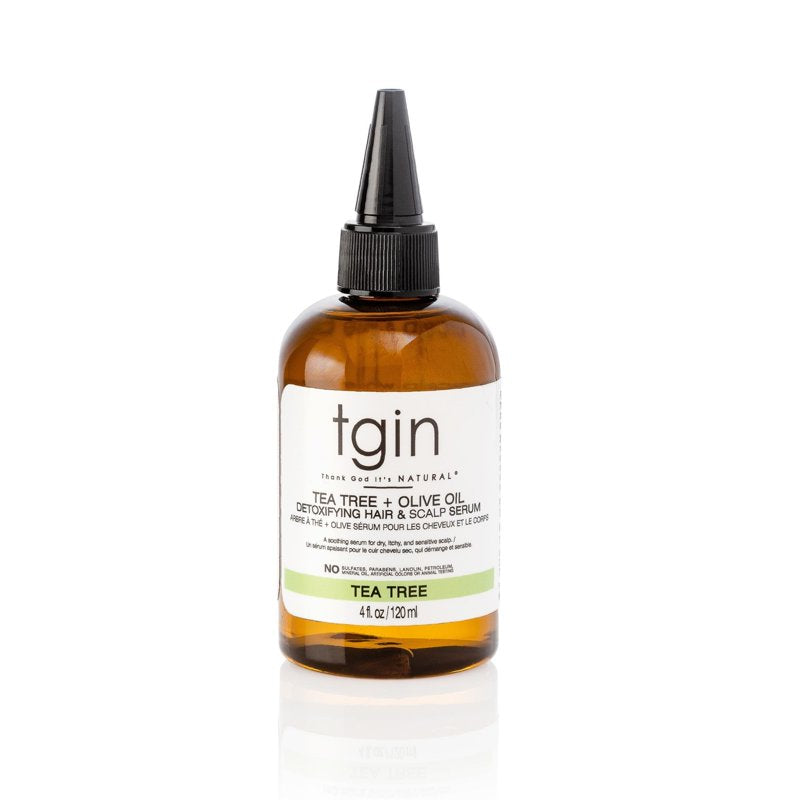 Tea Tree & Olive Oil Detoxifying Hair and Body Serum - 4oz