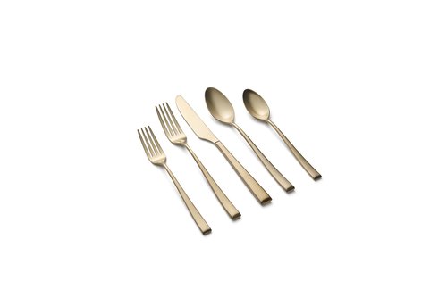 CAMBRIDGE Silversmiths Marlise Champagne Satin 20-Piece Flatware Set, Service for 4
