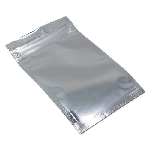 PABCK 500 Pack 3.3x5.5 inch (Inside Size 3x4.3 inch) Clear Front Resealable Heat Seal Bags for Zip Bulk Food Storage Lock Bag Reclosable Airtight Foil Pouch Zipper Lock Packaging with Tear Notches