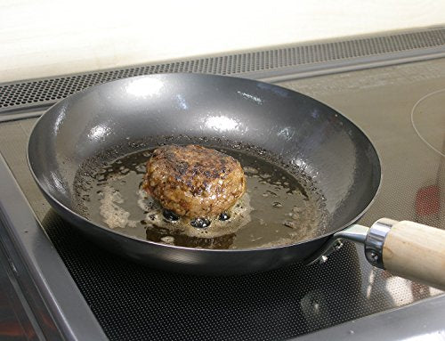 Riverlight J1220 Kyoku JAPAN Iron Frying Pan, 7.9 inches (20 cm), Iron Nitriding, IH Compatible, Rust Resistant, Made in Japan