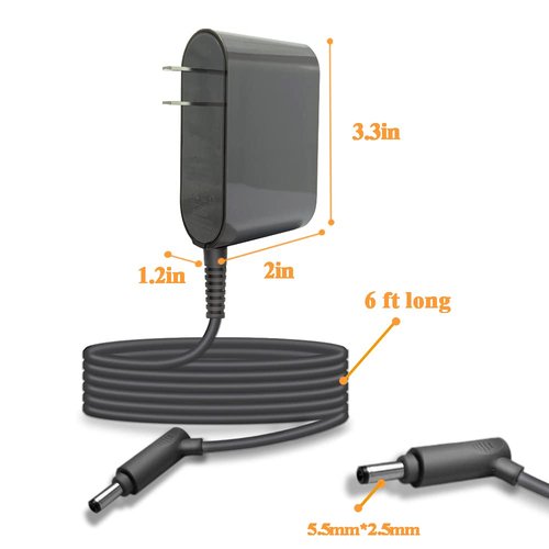 Replacement Dyson Charger,Compatible with Dyson Cordless Vacuum V8 V7 V6 DC58 DC59 DC61 DC62 SV03 SV04 SV05 SV06 Absolute Animal Fluffy Motorhead,Power Suppy Adapter 26.10V 780mA