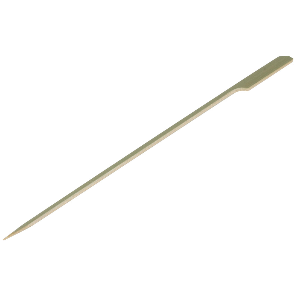 Restaurantware-10 Inch Paddle Bamboo Skewers, 1000 Disposable Bamboo Food Picks - Sturdy, Paddle Head, Bamboo Decorative Picks, Sustainable, For Serving Appetizers And Cocktail Garnishes