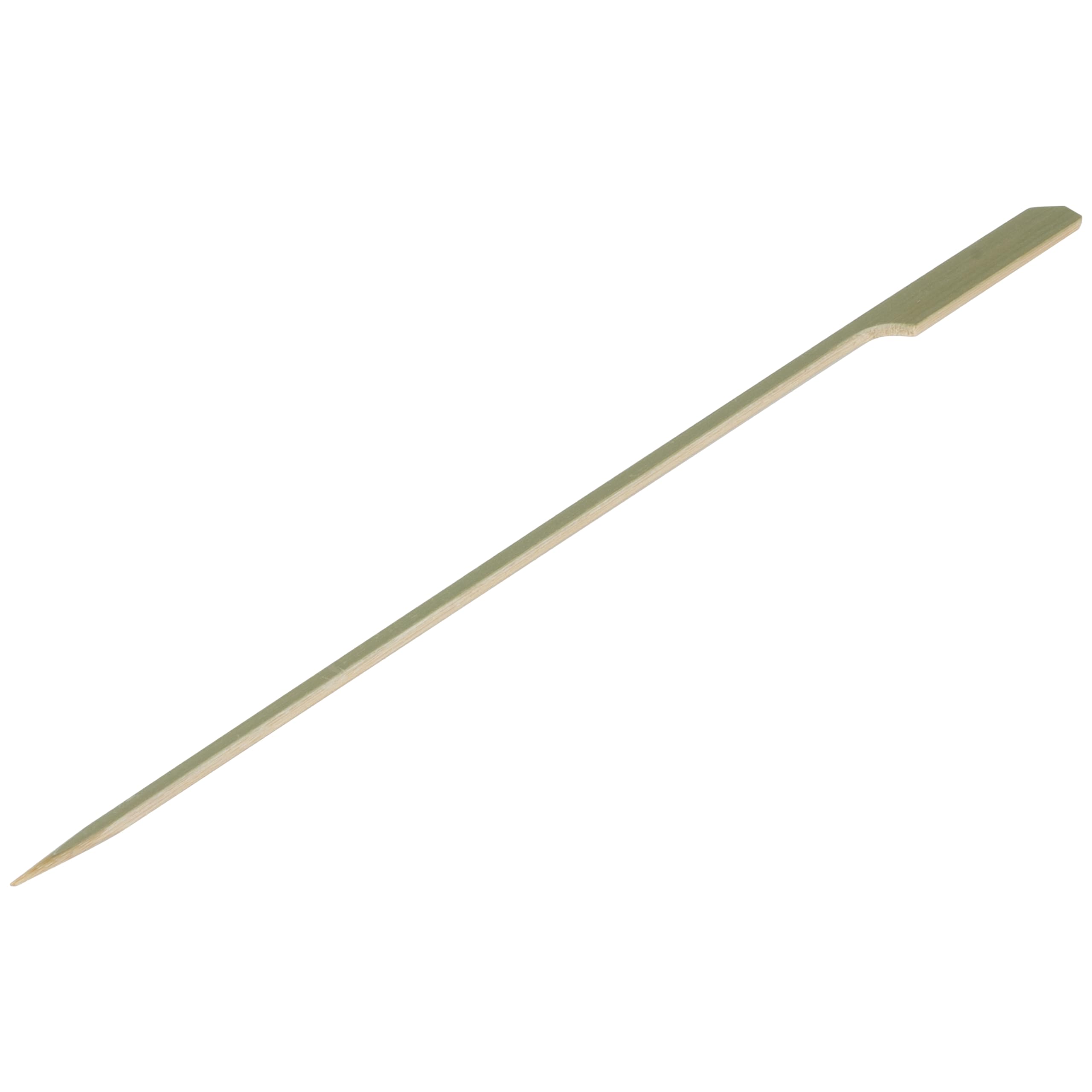 Restaurantware-10 Inch Paddle Bamboo Skewers, 1000 Disposable Bamboo Food Picks - Sturdy, Paddle Head, Bamboo Decorative Picks, Sustainable, For Serving Appetizers And Cocktail Garnishes