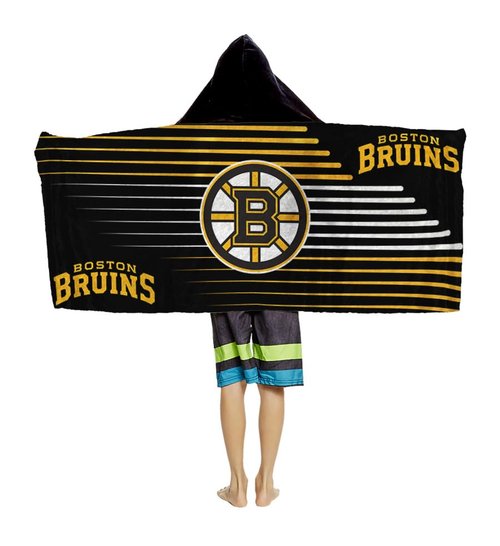 Northwest Boston Bruins NHL Goalie Youth Hooded Towel 22x51 inches