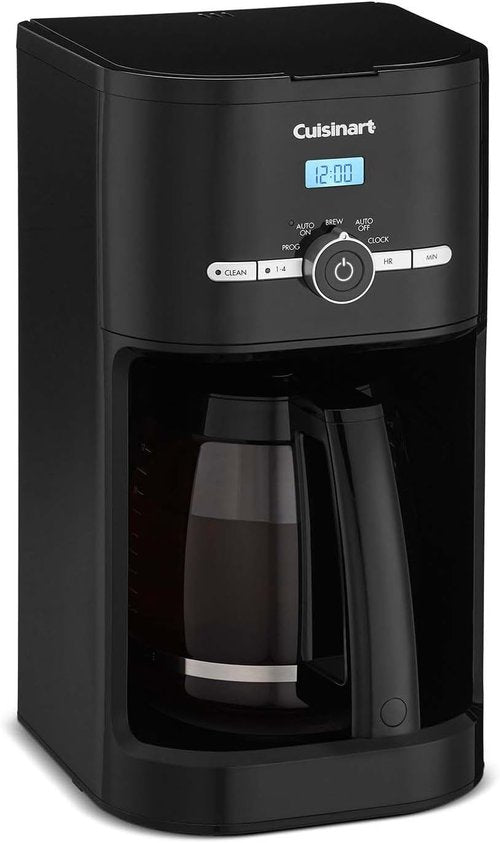 Cuisinart Classic 12-Cup Coffeemaker - Programmable Black Design for Fresh Brewed Coffee