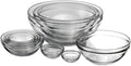 Anchor Hocking 10-Piece Mixing Bowl Set - Nesting Serving & Mixing Bowls in Various Sizes (1 oz to 3.5 Qt)