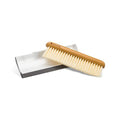 Full Circle Crumb Runner, Countertop Sweep and Squeegee, Mini Portable Brush, Compact Storage, Sustainable Bamboo Handle