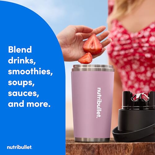 nutribullet Flip Portable Blender with Insulated Cup, Lavender, NBPB50350LAV