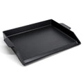 Criditpid Universal Large Cast Iron Cooking Griddle with Extra High Sidewalls for Gas Grills, Charcoal, 20 Inch Blackstone Griddle Pan Griddle Flat Top Grill Plate for 4 Burner Range Oven, 23" x 16"