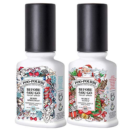 Poo-Pourri Before-You-Go Toilet Spray, Maple Pumpkin, 2 Fl Oz – Maple, Pumpkin and Smoked Vanilla 2 Pack