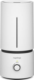 Raydrop Cool Mist Humidifier - Quiet Ultrasonic Design for Home & Babies | 1.70L Capacity, Auto Shut Off