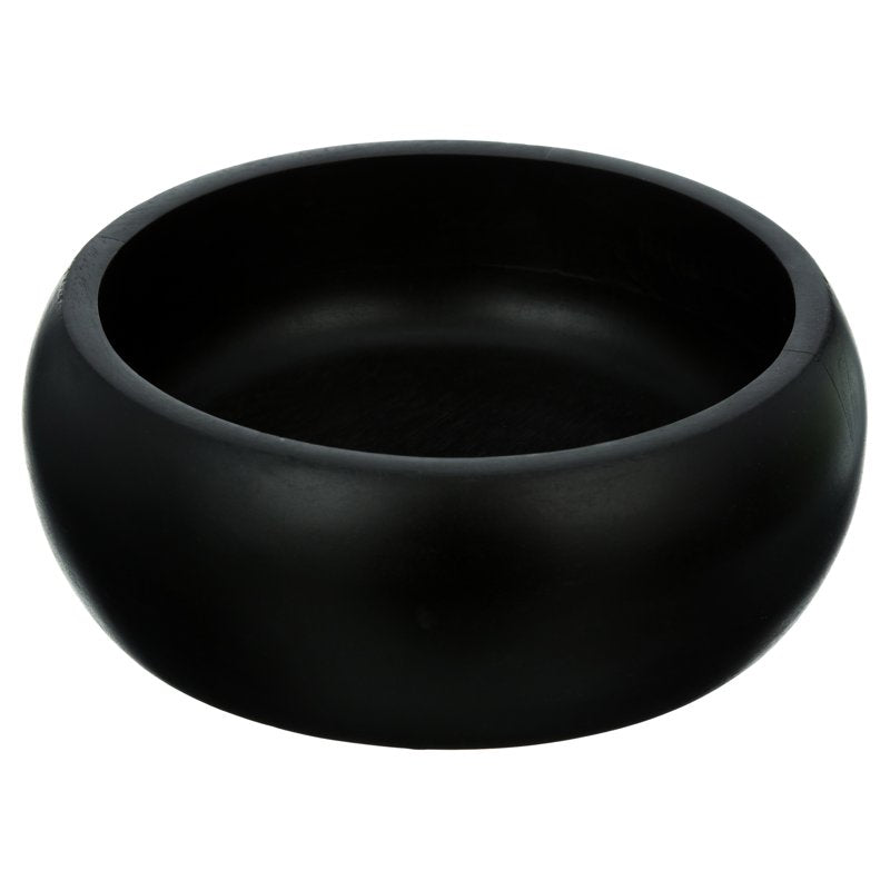 Black Wood Serving Bowls - 2-Pack for Elegant Dining