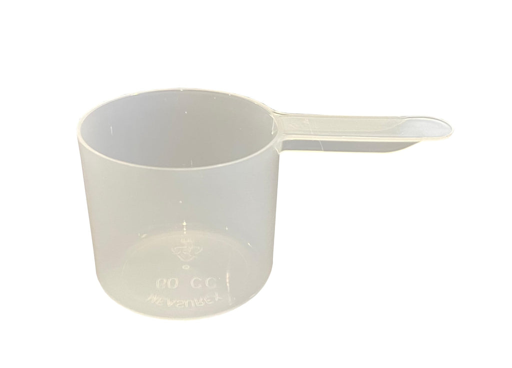 Supplement and Supply 1/3 Cup (80 mL | 2.7 Oz.) Short Handle Plastic Measuring Scoop for Coffee, Protein Powder, Pet Food, Spices, Grains, Dry Goods – Food-Grade BPA-Free (Pack of 5)