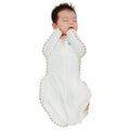 Love To Dream Organic Swaddle - Baby Sleep Sack for Self-Soothing | 1.0 Tog, Small (5-8.5lbs), Cream