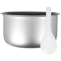 Housoutil Rice Cooker Inner Pot Replacement Non-Stick Electric Cooker Pot 8.26X8.26X4.52In Cooking for Soup and Rice Kitchen Accessories