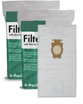 12 Replacement F Style Bags For Kirby Generation G3 G4 G5 G6 G7 G8 G9 G10 G11 G12, Diamond Edition, Avalir I II, Sentria I II G10D, Ultimate G Upright Cleaner. Compare to 204814 204811 204808.