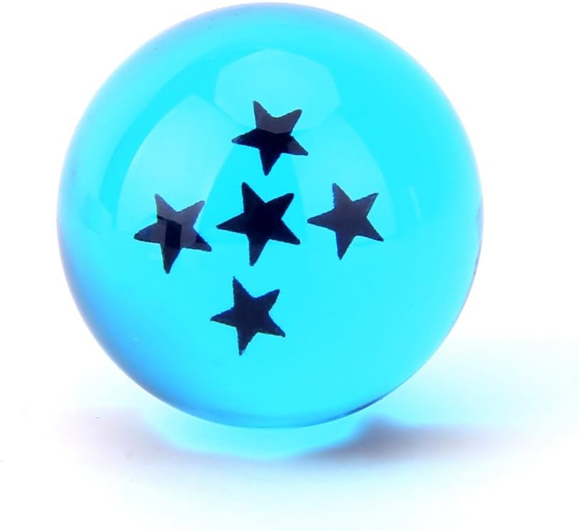 Viru Crystal Glass Ball Stars - Anime Collectibles Gift Box Set of 7 Pieces | 43mm Diameter