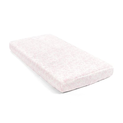 Lush Decor Garden of Flowers Soft & Plush Fitted Crib Sheet, 52"x 28", Pink