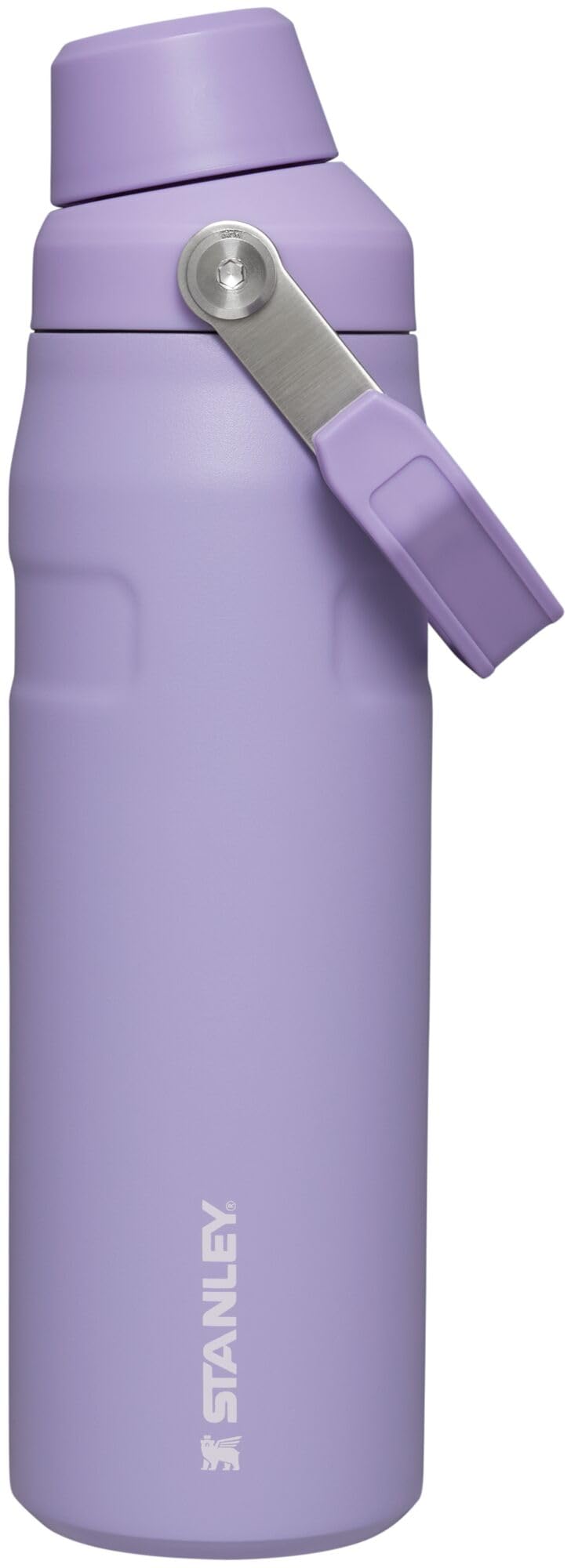 Stanley IceFlow Fast Flow Water Bottle 24 oz | Angled Spout Lid | Lightweight and Leakproof for Travel and Sports | Insulated Stainless Steel | BPA-Free | Lavender