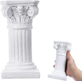 Etiger Roman Pillar - Greek Column Resin Statue | Elegant Centerpiece for Home & Garden Decor (White)