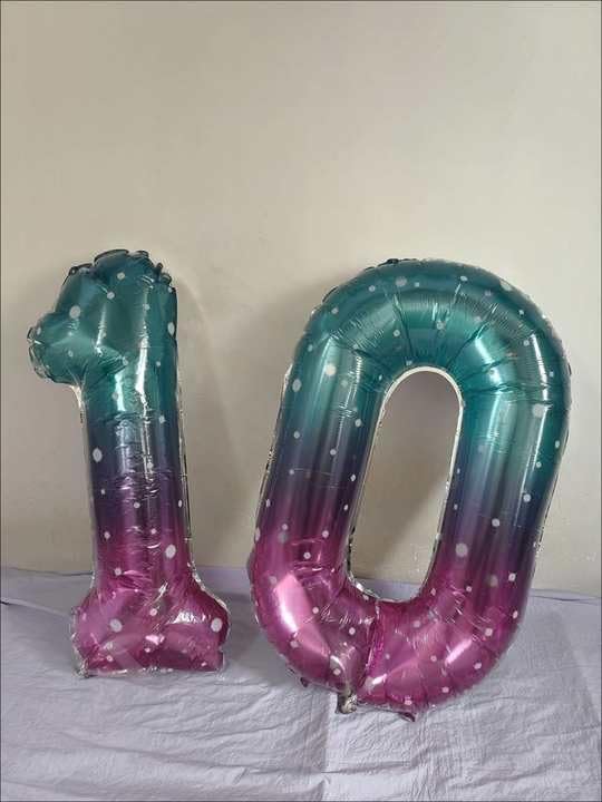 Starry Sky 40-Inch Number 3 Balloon - Perfect for 3rd Birthday Celebrations | Kids & Adults Party Decor