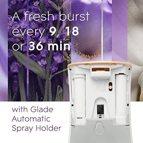 Glade Automatic Spray Refill, Lavender & Vanilla, 6.2 oz, (Pack of 6)