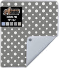 GORILLA GRIP Ironing Board Cover & Pad - Scorch Resistant Silicone Coating, 28x24" Polka Dots