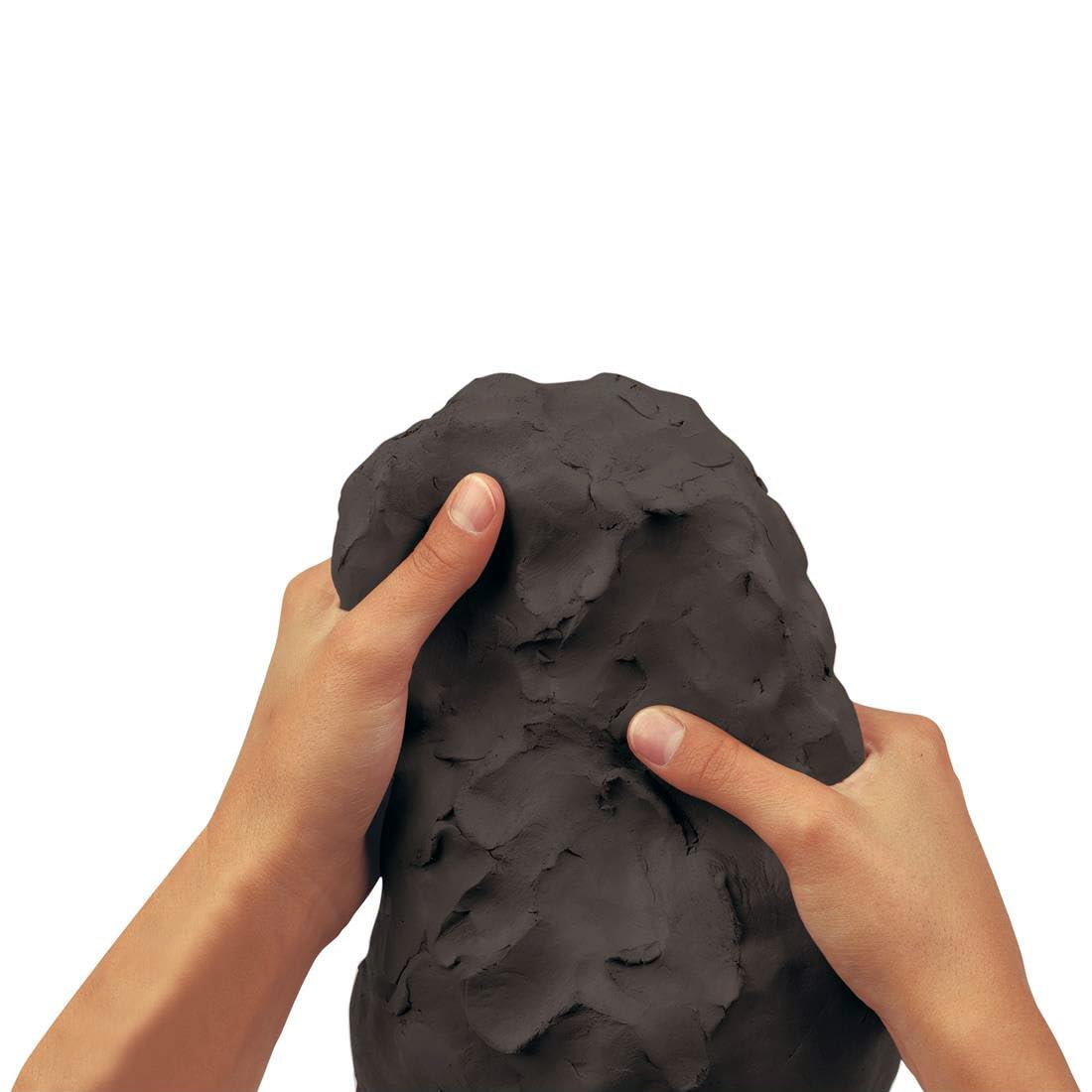 Activa Plus Clay, Black, 2.2lb (1kg) - Natural Self Hardening Air-Dry Clay | Smooth General Purpose Clay for Modeling, Arts & Crafts