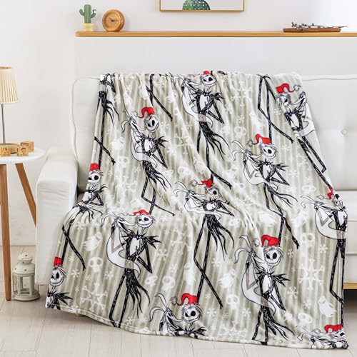 Northwest Nightmare Before Christmas Silk Touch Throw Blanket, 50" x 70", Ghostly Holiday