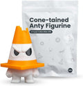 Anty Figurine by Cone-tained - Quirky Angry Traffic Cone Character | Unique 3D Printed Desk Decor for Teens & Adults