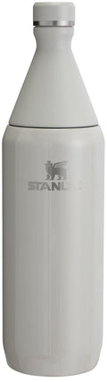 Stanley All Day Slim Bottle 34 oz | Twist On Lid with Leakproof Seal | Slim Design for Travel & Gym | Insulated Stainless Steel | BPA-Free | Ash