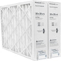 Honeywell FC100A1029 Pleated Air Filter - MERV 11, 16" x 25" x 4" | 2-Pack with Reminder Alerts