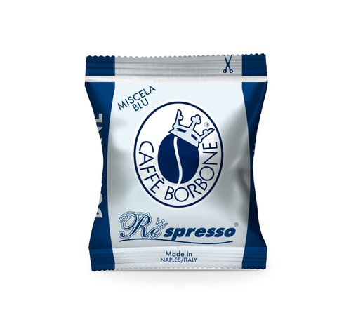 Caffe Borbone Nespresso Compatible Espresso Pods - Refined Taste, Powerful Character and Intense Aroma - NOT COMPATIBLE with Vertuo - Blue Blend - 100 Count -MADE IN ITALY