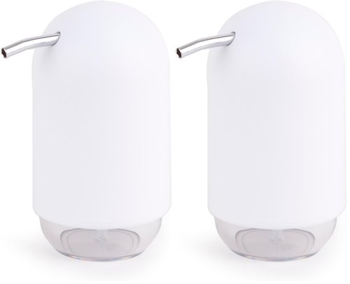 Umbra 023273-660 Touch Collection, 2 ¾ Dia. x 5 ½ inches, White (Pack of 2)