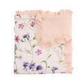 runzhuoyang Baby Blankets for Girls,Bedding for Baby and Toddler,Ruffle Blanket for Kids,Soft,Comfy Blankets.Size 40"x33",Viscose Made from Bamboo Prints are Floral