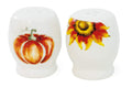 Boston International Pumpkin Harvest Ceramic Serveware, 2.5 x 3-Inches, Salt & Pepper Shaker Set