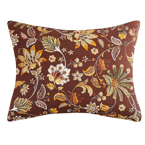 Greenland Home Barefoot Bungalow Audrey Sham, Standard 20 x 26-inch, Chocolate