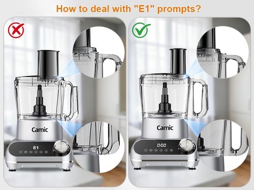 Camic Blender & Food Processor Combo - 6 Functions for Smoothies, Chopping & More | 72 oz. Blender & 64 oz. Processor Bowl